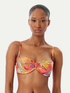 Selmark Góra od bikini BN916 Pomarańczowy. Brązowe bikini Selmark, bez wzorów, z syntetyku. Za 369,99 zł.