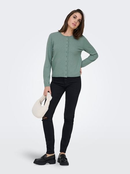 ONLY Kardigan w kolorze zielonym rozmiar: M. Zielone kardigany ONLY, z materiału. Za 91,56 zł.