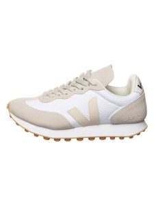 Veja Sneakersy "Rio Branco" w kolorze biało-beżowym rozmiar: 39. Białe trampki Veja, bez wzorów, z materiału, bez zapięcia. Za 496,83 zł.