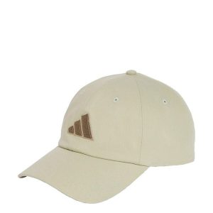 Czapka DAD CAP TONAL LOGO. Fioletowe czapki ADIDAS, bez wzorów, z bawełny, klasyczne. Za 109,00 zł.