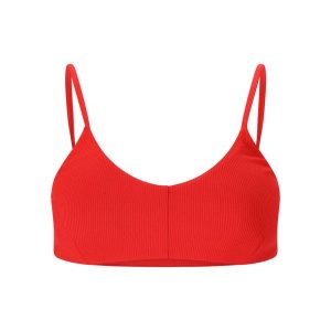 Damski top do kostiumu kąpielowego Athlecia Rhea. Czerwone bikini Athlecia, bez wzorów. Za 166,50 zł.