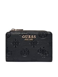 Guess Portfel Laurel II Slg SWPD74 59156 Czarny. Czarne portfele Guess, z aplikacjami, ze skóry. Za 259,99 zł.