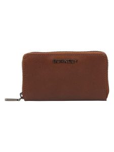 Burkely Skórzany portfel w kolorze brązowym - 14 x 8,5 x 2,5 cm rozmiar: onesize. Brązowe portfele Burkely, bez wzorów, z materiału. Za 188,85 zł.
