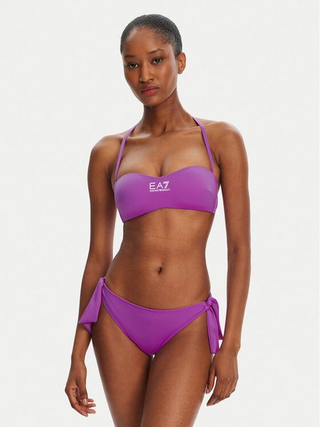 EA7 Emporio Armani Bikini 7W000319 AF12599 ZA001 Fioletowy. Fioletowe bikini EA7 Emporio Armani, bez wzorów, z syntetyku. Za 379,99 zł.