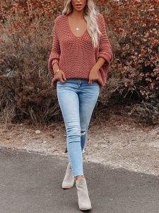 LA Angels Sweter w kolorze jasnobrązowym rozmiar: XL. Brązowe swetry oversize LA Angels, xl, bez wzorów, bez ramiączek. Za 165,95 zł.