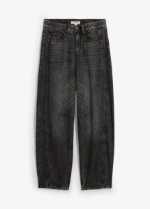 Jeansy o kroju balloon, mid waist, z bardzo miękkiego materiału. Niebieskie jeansy bonprix, bez wzorów, z jeansu. Za 154,99 zł.