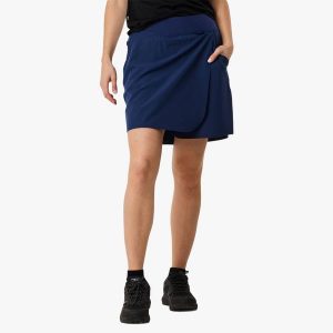 Spódnica turystyczna damska Swedemount Trondheim Trekking szybkoschnąca. Niebieskie spódnice SWEDEMOUNT, uniwersalny, bez wzorów. Za 199,99 zł.