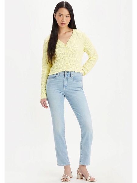 Levi's Dżinsy "724" - Regular fit - w kolorze błękitnym rozmiar: W27/L28. Niebieskie jeansy Levi's®, z aplikacjami, z podwyższonym stanem. Za 181,76 zł.