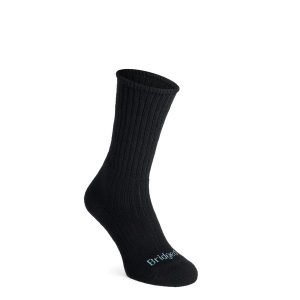 Skarpety trekkingowe damskie Bridgedale Hike Midweight Merino Comfort Boot. Czarne skarpetki Bridgedale, bez wzorów. Za 90,99 zł.
