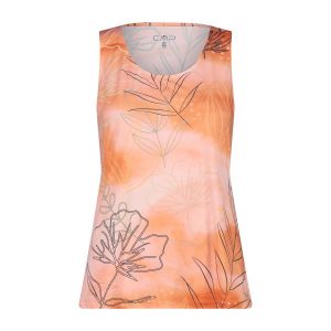 Top damska turystyczne CMP 35N6646. Brązowe topy CMP, m, bez wzorów, sportowe, bez kołnierzyka, bez ramiączek. Za 149,45 zł.