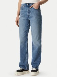 Tommy Jeans Jeansy DW0DW23028 Niebieski Slim Fit. Niebieskie jeansy Tommy Jeans, bez wzorów, z bawełny. Za 329,99 zł.