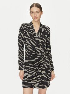 DKNY Sukienka koktajlowa DD4J6D32 Czarny Slim Fit. Czarne kombinezony DKNY, bez wzorów, z syntetyku, wizytowe, bez kołnierzyka, bez ramiączek. Za 359,99 zł.