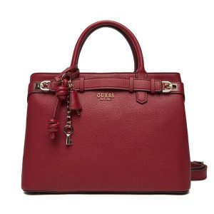 Torebka Guess. Czerwone torebki klasyczne Guess, z aplikacjami, bez dodatków. Za 519,99 zł.