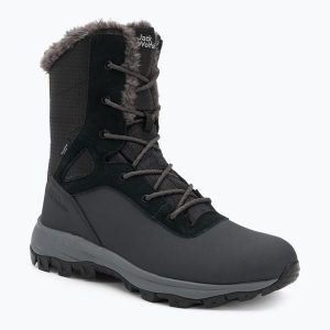 Śniegowce damskie Jack Wolfskin Everquest Texapore Snow High. Szare buty zimowe Jack Wolfskin, bez obcasa, bez zapięcia. Za 609,99 zł.