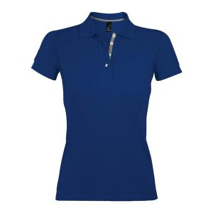 Damska Koszulka Polo Portland. Niebieskie koszulki sportowe SOL'S, bez wzorów, bez ramiączek. Za 132,99 zł.
