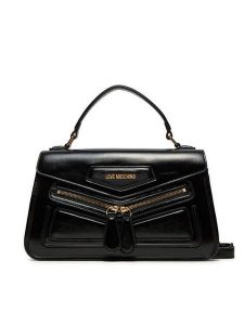 LOVE MOSCHINO Torebka JC4355PP0LK1000A Czarny. Czarne torebki klasyczne LOVE MOSCHINO, bez wzorów, ze skóry, bez dodatków. Za 679,99 zł.