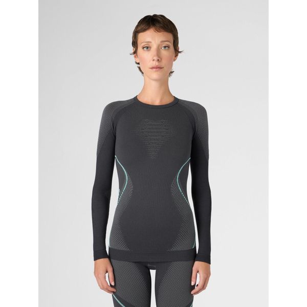 Koszulka termoaktywna damska Lady Evolutyon Uw Shirt Lg Sl. Szare koszule nocne UYN, bez wzorów, bez ramiączek. W wyprzedaży za 241,70 zł.