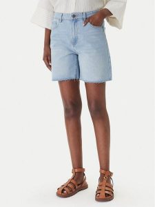 Eleh Szorty jeansowe EL123 Niebieski Regular Fit. Niebieskie szorty Eleh, bez wzorów, z bawełny. Za 384,99 zł.