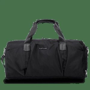 WINGS Torba sportowa SKYLARK black. Czarne torby podróżne i sportowe WINGS, bez wzorów, z materiału. Za 99,90 zł.