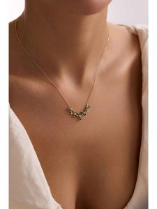 Lodie Silver Srebrny naszyjnik - dł. 42 cm rozmiar: onesize. Szare naszyjniki Lodie Silver, z cyrkonią, srebrne. Za 108,99 zł.