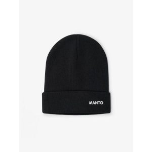 MANTO czapka zimowa BASE. Czarne czapki MANTO, bez wzorów. Za 89,00 zł.