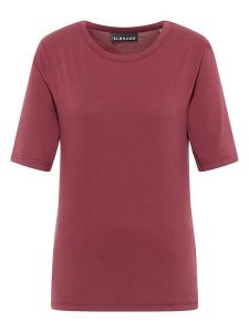 ELBSAND Koszulka "Siva" w kolorze czerwonym rozmiar: XL. Czerwone bluzki ELBSAND, xl, bez wzorów, bez kołnierzyka, bez ramiączek. Za 73,99 zł.