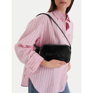 Torebka MEXX. Czarne listonoszki Mexx, bez wzorów, bez dodatków. Za 179,99 zł.