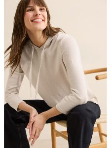 Cecil Bluza w kolorze beżowym rozmiar: M. Brązowe bluzy Cecil, m, bez wzorów, z kapturem. Za 122,96 zł.