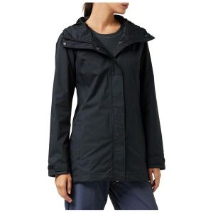 Kurtka trekkingowa damska Columbia Splash. Czarne kurtki Columbia, bez wzorów, z poliesteru, bez kaptura. Za 381,70 zł.
