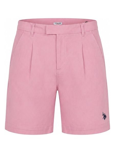 U.S. Polo Assn. Szorty w kolorze jasnoróżowym rozmiar: M. Różowe szorty U.S. Polo Assn., bez wzorów, z bawełny. Za 163,95 zł.