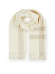 Lanerossi Kaszmirowy szal "Senna" w kolorze kremowym - 190 x 35 cm rozmiar: onesize. Brązowe szaliki Lanerossi, bez wzorów, z kaszmiru. Za 282,99 zł.