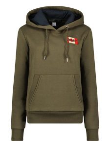 Canadian Peak Bluza "Genifeak" w kolorze khaki rozmiar: S. Brązowe bluzy Canadian Peak, s, bez wzorów, z kapturem. Za 87,81 zł.