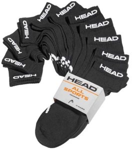 Skarpety Head Elements Sneaker 11 par, czarne, rozmiar 39-42. Czarne skarpetki Head, bez wzorów, z bawełny. Za 167,99 zł.