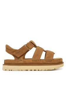Ugg Sandały W Goldenstar Strap 1137890 Brązowy. Brązowe sandały Ugg, bez wzorów, ze skóry, bez obcasa, na płaskiej podeszwie, bez zapięcia. Za 449,00 zł.