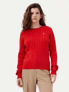 U.S. Polo Assn. Sweter WUP1217 Pomarańczowy Regular Fit. Brązowe swetry klasyczne U.S. Polo Assn., m, z syntetyku, bez kołnierzyka. Za 139,99 zł.