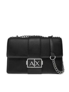 Armani Exchange Torebka XW000070 AF12039 UC001 Czarny. Czarne torebki klasyczne Armani Exchange, bez wzorów, ze skóry, bez dodatków. Za 699,99 zł.
