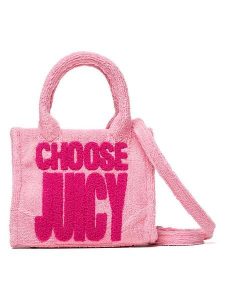 Juicy Couture Torebka w kolorze jasnoróżowym - 19 x 16 x 7 cm rozmiar: onesize. Różowe torebki klasyczne Juicy Couture, bez wzorów, z materiału, przez ramię, bez dodatków. Za 230,53 zł.