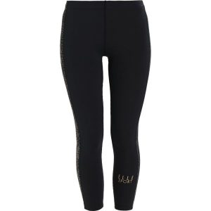 Elle Sport Legginsy black/gold. Czarne legginsy marki Elle Sport, z elastanu. W wyprzedaży za 134,50 zł.