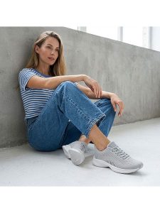 Inselhauptstadt Sneakersy w kolorze szarym rozmiar: 36. Szare trampki Inselhauptstadt, bez wzorów, z materiału, bez zapięcia. Za 78,66 zł.