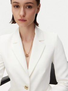 Guess Naszyjnik JUBN05 094JW Złoty. Żółte naszyjniki Guess, metalowe. Za 199,99 zł.
