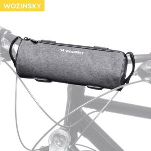 Torba rowerowa Wozinsky z izolacją termiczną. Szare torebki klasyczne WOZINSKY, bez wzorów, bez dodatków. W wyprzedaży za 37,99 zł.