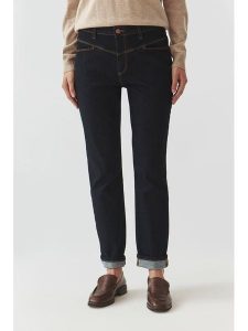 TATUUM Dżinsy "Yoko" - Regular fit - w kolorze granatowym rozmiar: 44. Niebieskie jeansy Tatuum, bez wzorów, z podwyższonym stanem. Za 182,72 zł.