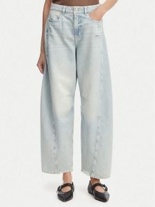 BOSS Jeansy 50558722 Niebieski Balloon Fit. Niebieskie jeansy Boss, bez wzorów, z bawełny. Za 699,99 zł.