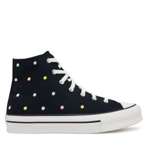 Trampki Converse. Czarne trampki Converse, bez wzorów, bez zapięcia. Za 209,99 zł.