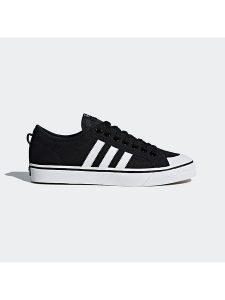Adidas Sneakersy "Nizza" w kolorze czarnym rozmiar: 37. Czarne trampki ADIDAS, bez wzorów, bez zapięcia. Za 197,63 zł.