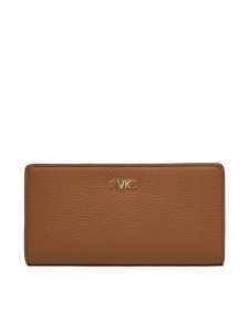 MICHAEL Michael Kors Portfel 32S5G8EF3L Brązowy. Brązowe portfele MICHAEL Michael Kors, bez wzorów, ze skóry. Za 459,99 zł.
