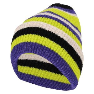 Czapka damska Modne paski Jeden rozmiar. Szare czapki HEAT KEEPER, bez wzorów, z poliesteru. Za 134,79 zł.