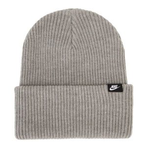 Czapka zimowa Nike Peak Futura Beanie. Szare czapki Nike, bez wzorów. Za 119,99 zł.