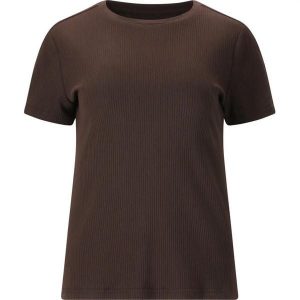 Koszulka damska Athlecia Lankae. Brązowe koszulki sportowe Athlecia, bez wzorów, bez ramiączek. Za 124,00 zł.