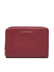 Coccinelle Portfel E2 TBM 11 E9 01 Bordowy. Czerwone portfele Coccinelle, bez wzorów, ze skóry. Za 499,99 zł.
